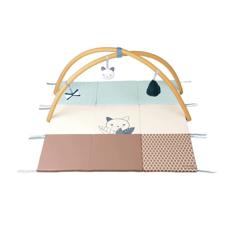 Kaloo - Stimuli - My Scalable & Sensory Activity Playmat - Early-Learning Toy - 35.4" x 35.4" / 90 x 90 cm - Arches & 3 Panels Removable Washable - New Born - K971606