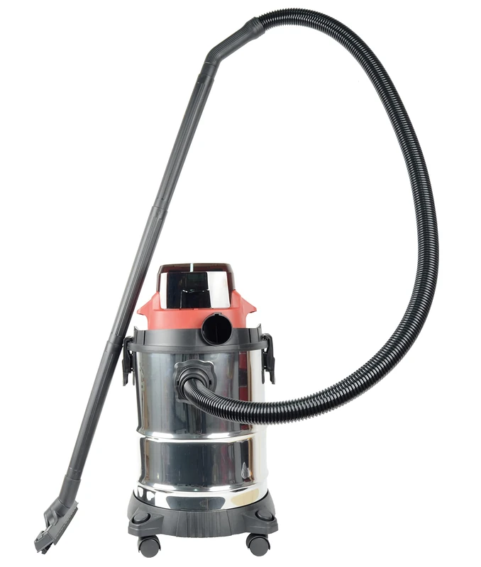 Brüder Mannesmann Werkzeuge M12755 Cordless Wet and Dry Vacuum Cleaner 20 Volt, Black/Red
