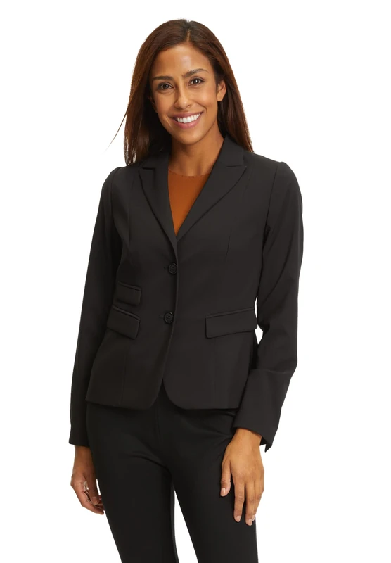 Betty Barclay Women's Long Sleeve Blazer Jacket, Black, 18