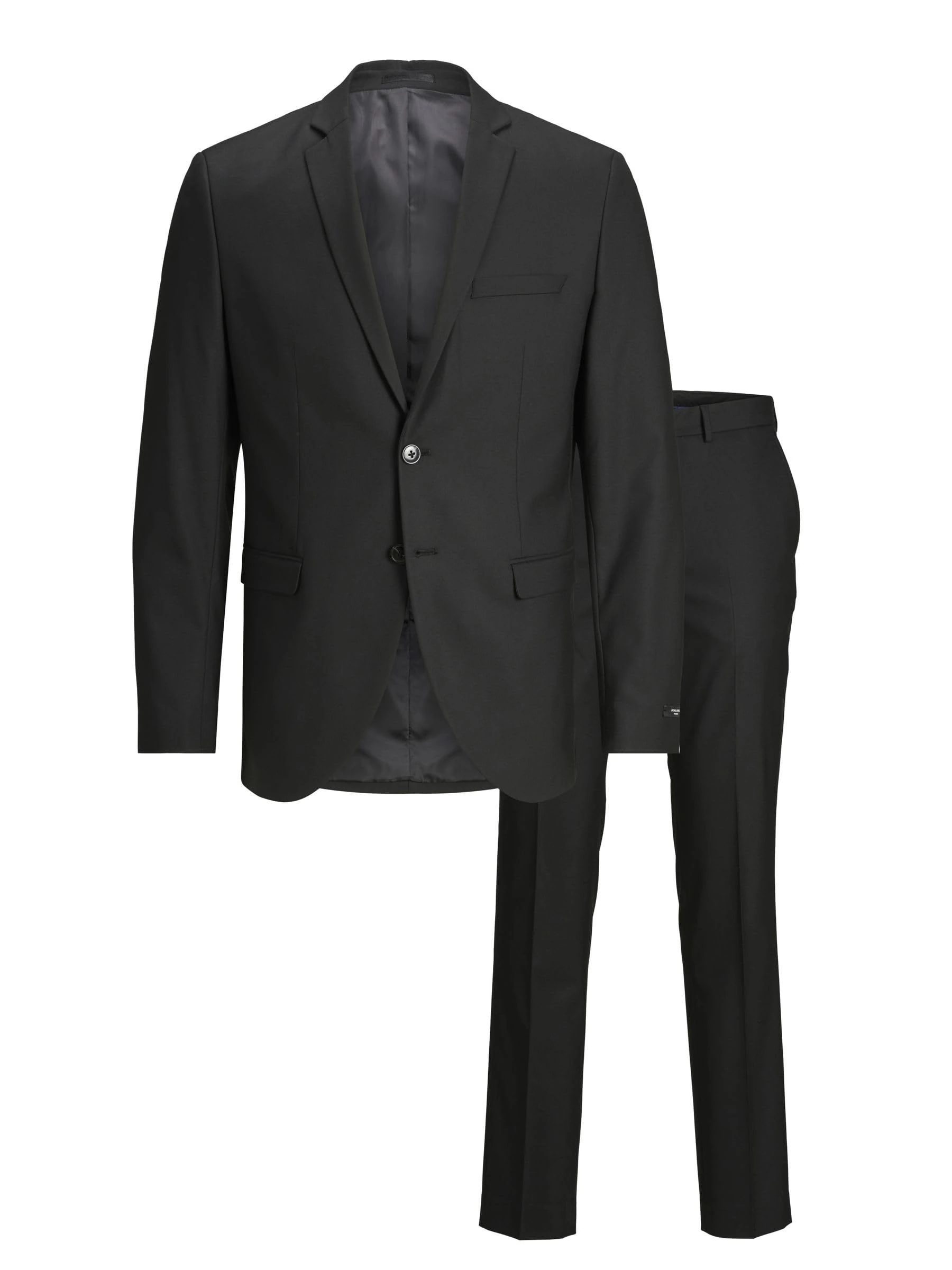 JACK & JONES Men's Jprfranco Suit Ps Suit, Black, 70