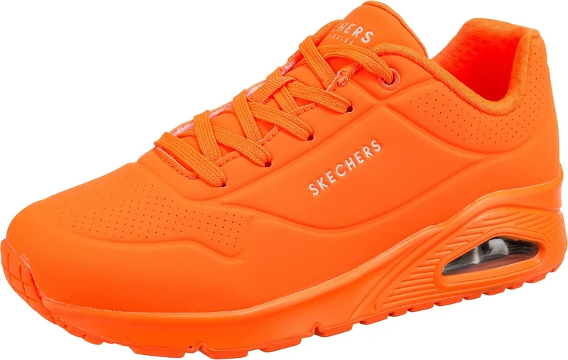 Skechers Women's Uno - Night Shades Trainers, Orange, 6 UK