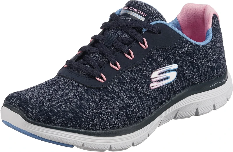 Skechers Women's Sneaker, Navy, 7 UK