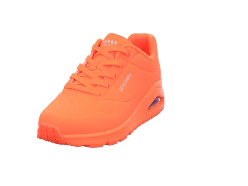 Skechers Women's Uno - Night Shades Trainers, Orange, 6.5 UK