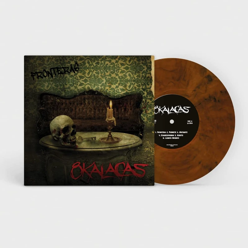 Fronteras (Orange/ black marbled) [VINYL] - Image 1