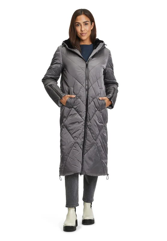 Betty Barclay Women's 7312/1566 Cotton Jacket, Graphite, 38