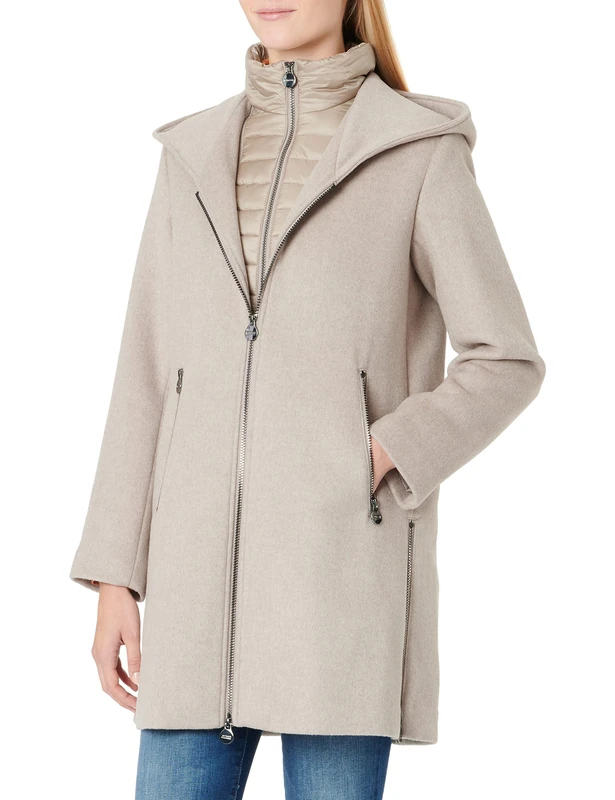 Betty Barclay Women's 7338/1553 Wool Jacket, Light Beige Melange, 40