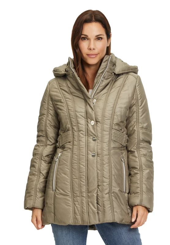 Betty Barclay Women's 7329/1552 Cotton Jacket, Dusty Reed, 44