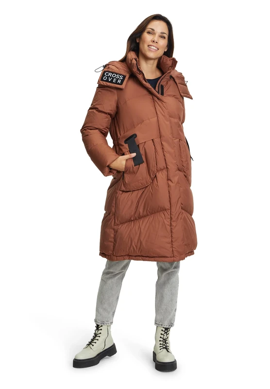 Betty Barclay Women's 7365/1542 Down Jacket, Brunette, 48