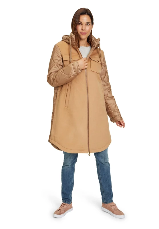 Betty Barclay Women's 7379/1537 Cotton Jacket, Classic Bronze, 18