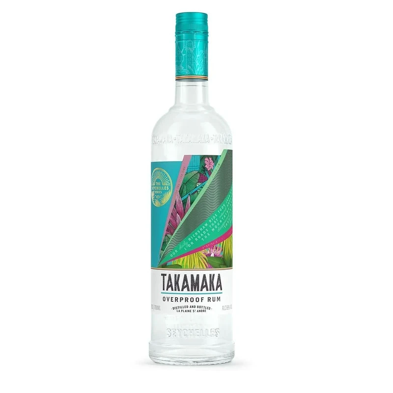 Takamaka Overproof Rum | 69% | 70cl | Award-Winning Overproof Rum from the Seychelles | Vibrant with Citrus and Spice | Great in Cocktails | Perfect for Cocktails