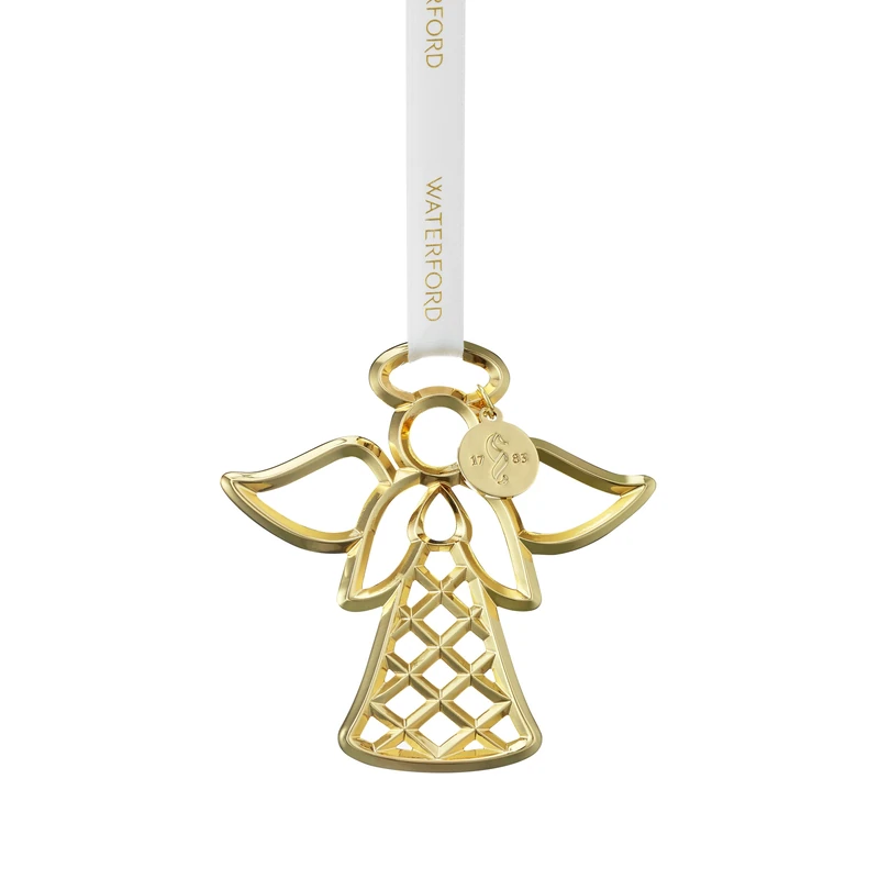 Christmas Angel Golden Ornament