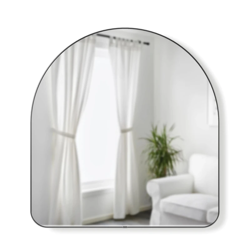 Umbra HUBBA ARCHED MIRROR 34x36 MTL TTNM