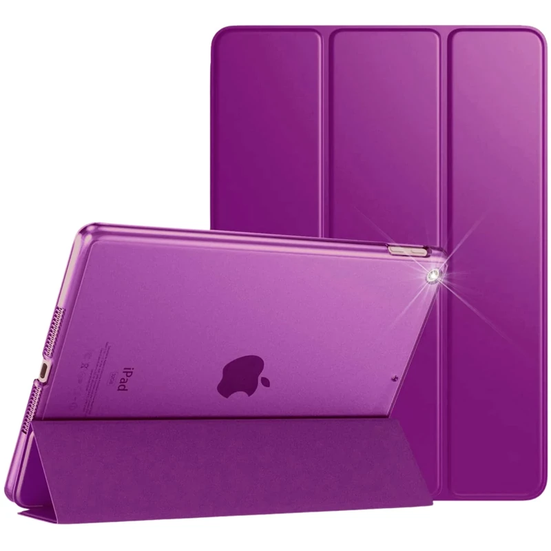 Case For Apple iPad Mini 4 / Mini 5 Generation Smart Magnetic Cover - Auto Wake/Sleep - Mini 4th / 5th Model No. A1538 / A1550 / A2124 / A2125 / A2126 / A2133 (Purple)