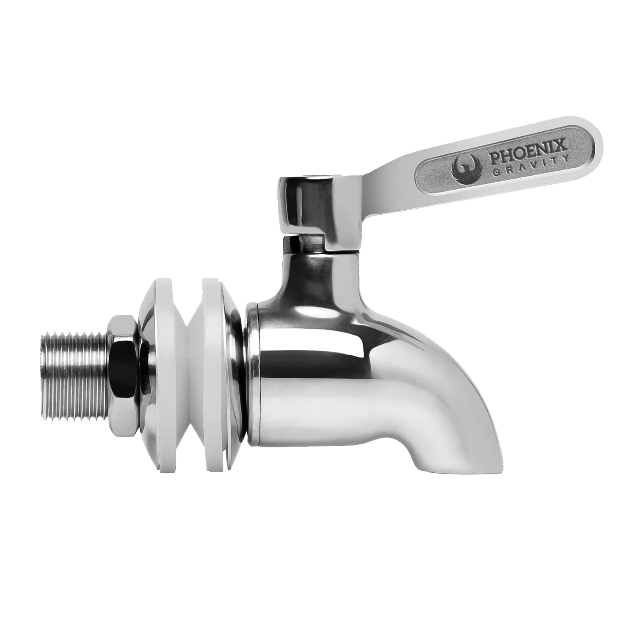 PHOENIX GRAVITY AISI 304 Stainless Steel Water Filter Spigot Compatible with Berkey Waterdrop Purewell & Other Gravity Fed Water Filter System Beverage Dispenser Spigot Replacement Faucet