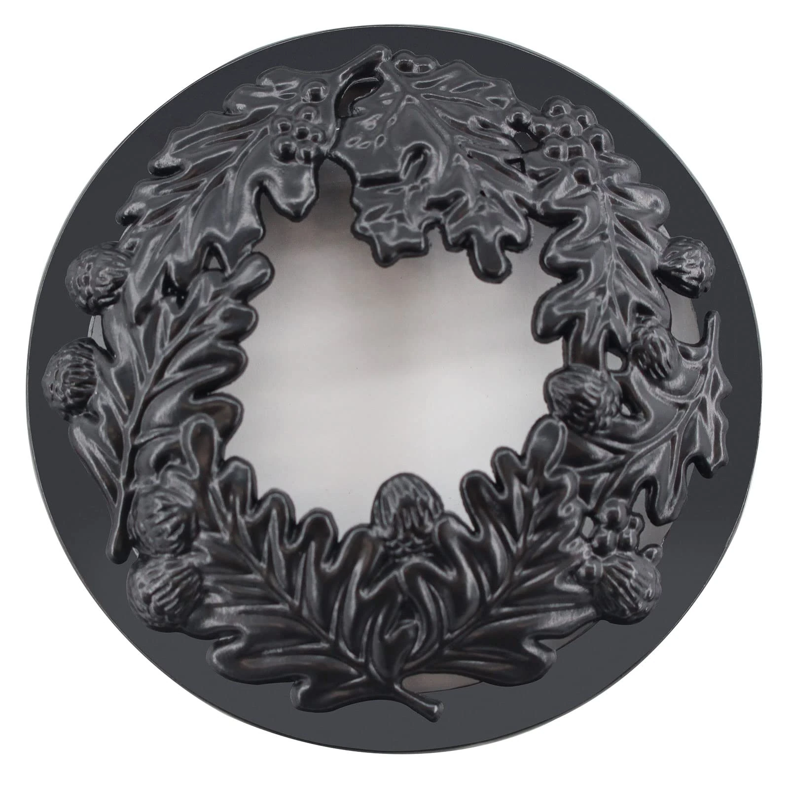 Hion Scented Candle Topper Illuma Lid Jars Cover Shade Sleeves, Help Burn More Evenly, Candle Accessories Decorations Increases Atmosphere Party Gifts for Women(Holy Fruit Black)