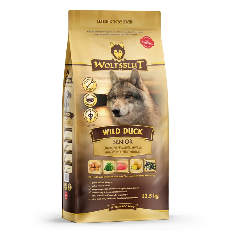 Wolfsblut Wild Duck Senior 12.5kg - Image 1