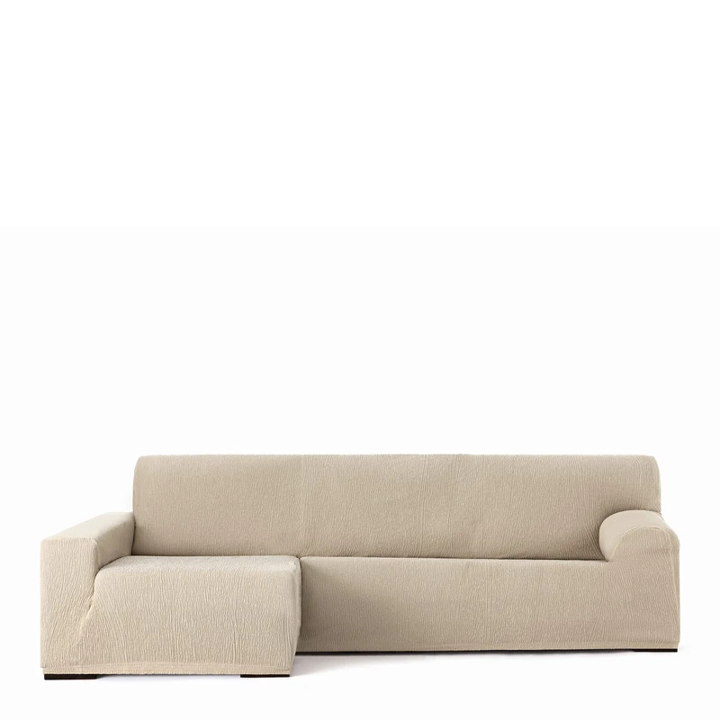 Eysa Llion Sofa Cover, Lycra, Ecr, Long Left Arm