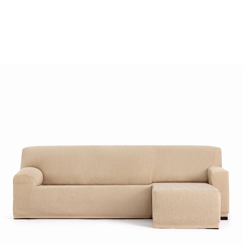 Eysa Llion Sofa Cover, Lycra, Beige, Right Short Arm