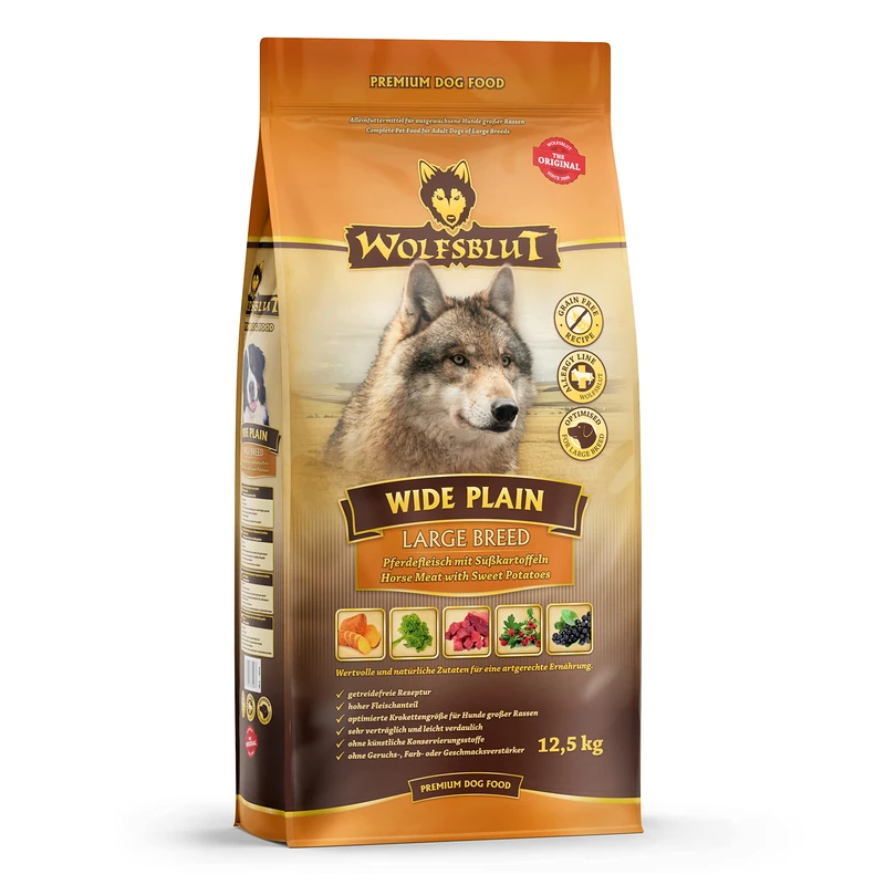 Wolfsblut wide plain large breed 12.5kg - Image 1