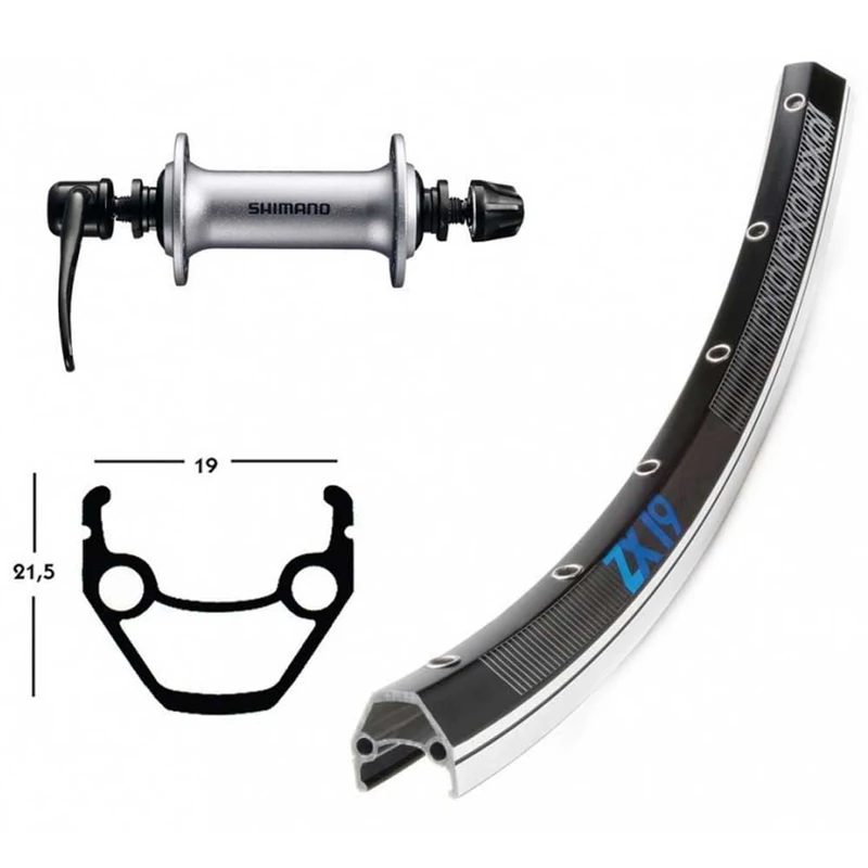 V-Rad Unisex - Adult Acera Bicycle Parts, Black/Silver, One Size