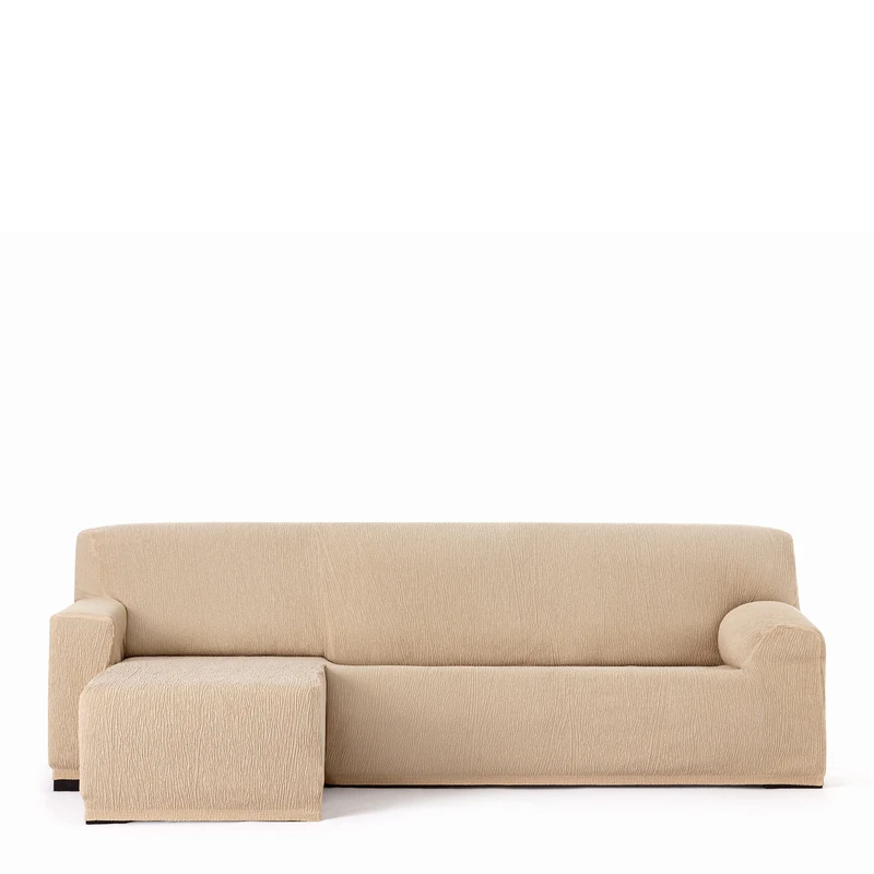 Eysa Llion Sofa Cover, Lycra, Beige, Left Short Arm