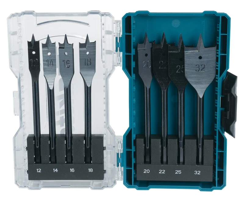 Makita E-08698 8 Piece Flat Bit Set - Image 1
