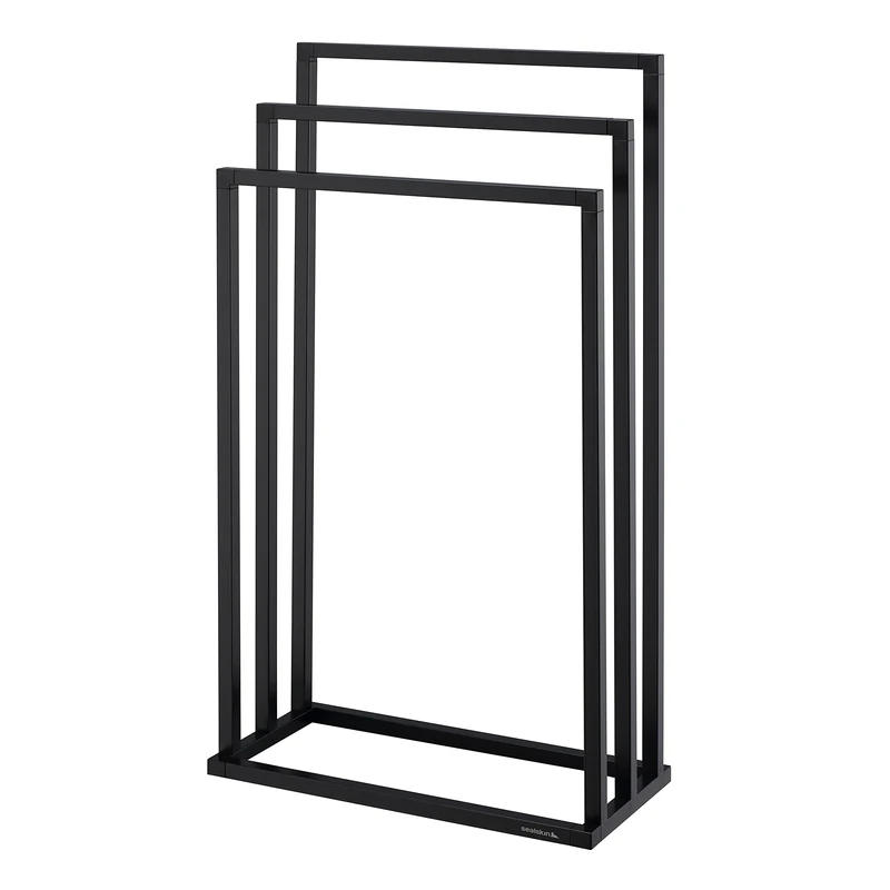 Sealskin Tube Freestanding Towel Rail - Black