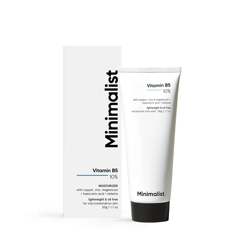 Minimalist Vitamin B5 10% Oil Free Face Moisturiser Gel 50g - Image 1
