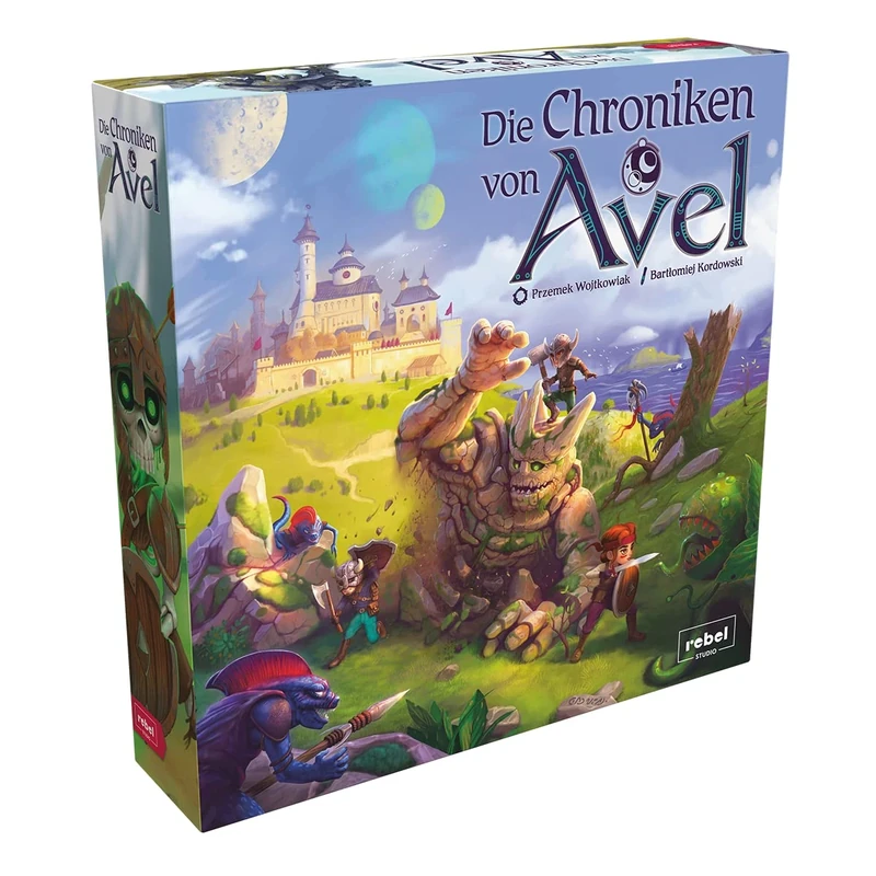 Rebel, The Chronicles of Avel, Basic Game, Family Game, Role Play, 2-4 Players, From 8+ Years, 45+ Minutes, German, Multicoloured, Colourful