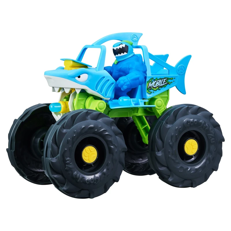 Heroes of Goo Jit Zu "Stretch And Strike Thrash Mobile! Vehicle with Missile Launcher and Stretchy, Goo Filled Exclusive Race Suit Thrash. (41411)
