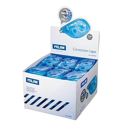 MILAN Display Box 36 Correction Tapes 5mm x 8m