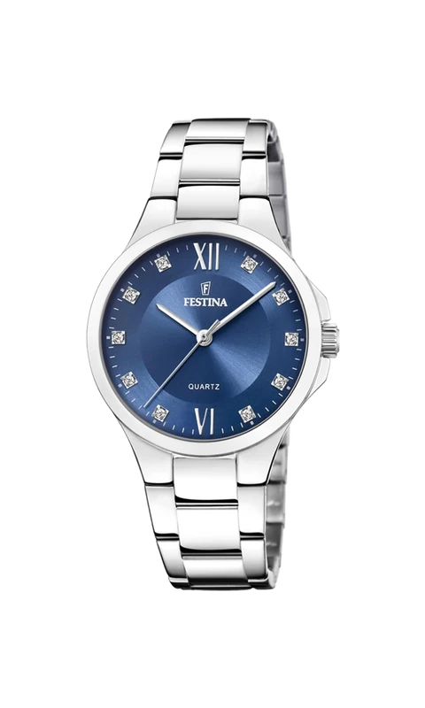 Festina Women's Watch F20582/3 Mademoiselle 316L Stainless Steel Case Grey Silver 316L Stainless Steel Strap Grey Silver