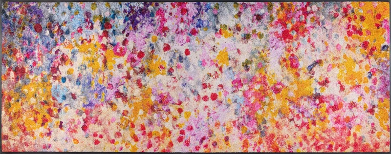 wash+dry Wild Summer Doormat 75 x 190 cm Colourful Inside and Outdoor Washable
