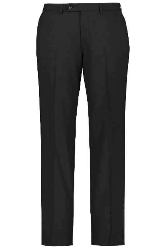 JP 1880 Men's Hose, Business, Flexnamic, Baukasten Zeus, Bis Gr. 72/36 Trousers, Charcoal, 36 W/34 L