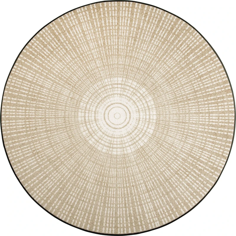 wash+dry Doormat Cascara Beige 145 x 145 cm Washable Inside and Outside