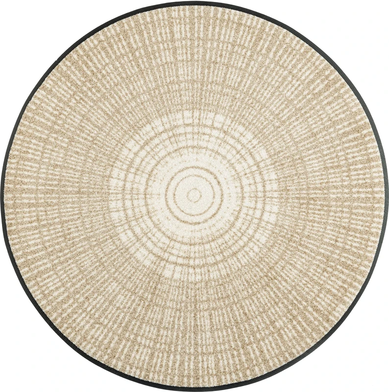 wash+dry Door Mat Cascara Beige 85 x 85 cm Washable Inside and Outside