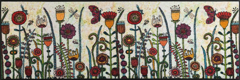 wash+dry doormat, Sonnentag 60x180cm, inside and outside, washable