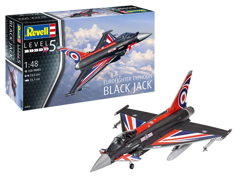 Revell 03820 Eurofighter Typhoon Black Jack - 1:48 Scale Kit - Image 1