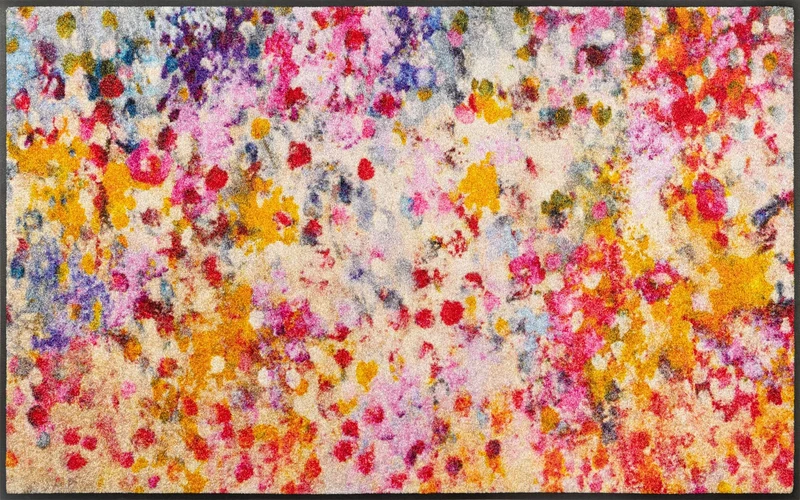 wash+dry doormat, Wild Summer 75x120cm, inside and outside, washable