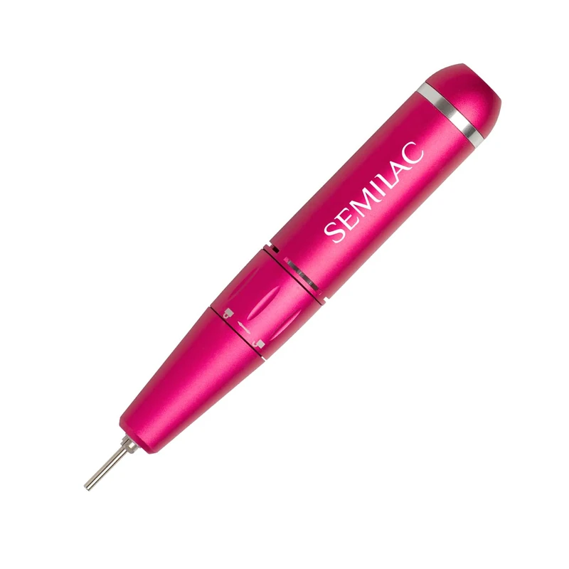 Semilac Electric Nail Drill E-File Mini Pen 12W Portable Electric Nail File for Manicure, Pedicure, Safe Removal of Gel & Acrylic Nails & Hard Skin Perfect for Travel USB Cabel