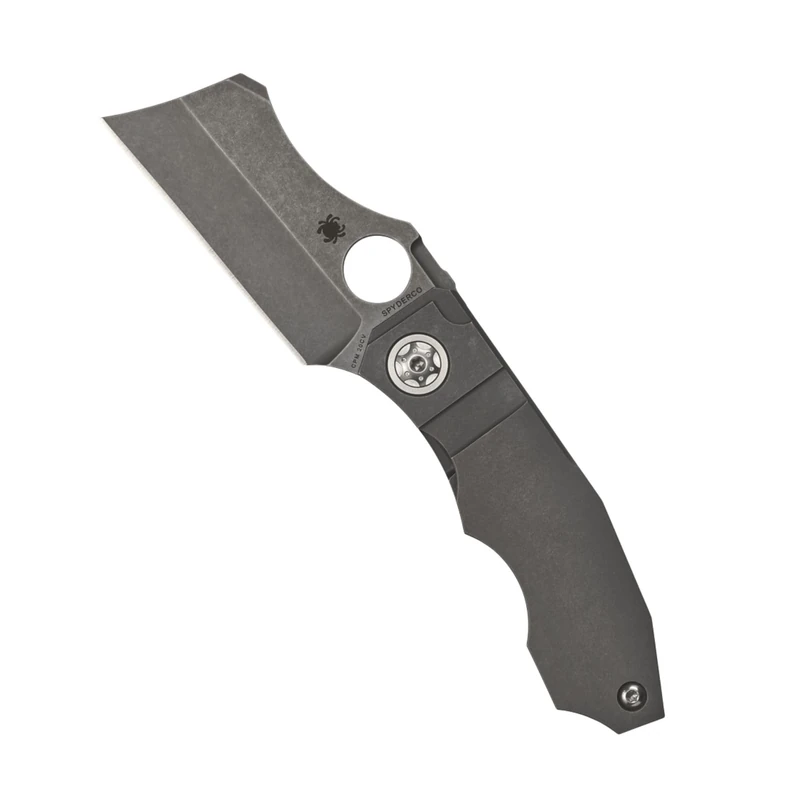 Spyderco Stovepipe Frame Lock Knife C260TIP CPM 20CV Stainless Steel and Titanium Pocket Knives
