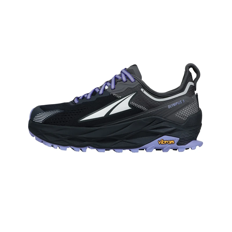 Altra Women's AL0A7R74 Olympus 5 Trail Running Shoe, Black/Black, 5