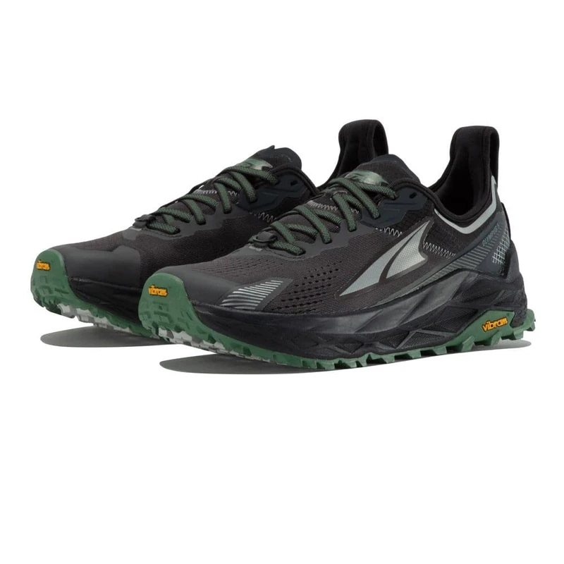 Altra Men's Olympus 5 AL0A7R6P Trail Running, Black/Black, 6
