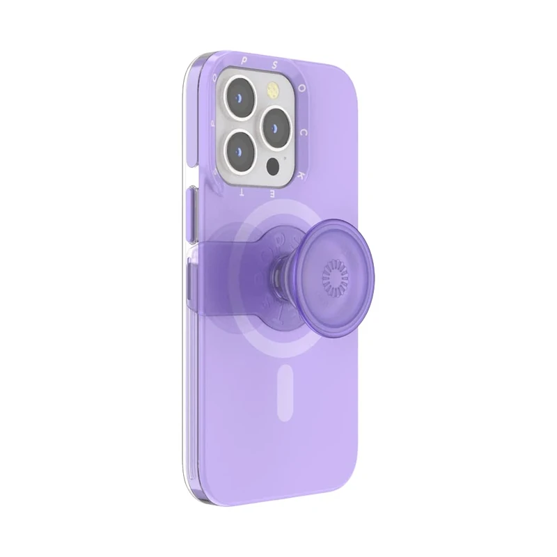 PopSockets iPhone 13 Pro Case with Phone Grip and Slide, Phone Case for iPhone 13 Pro - Violet