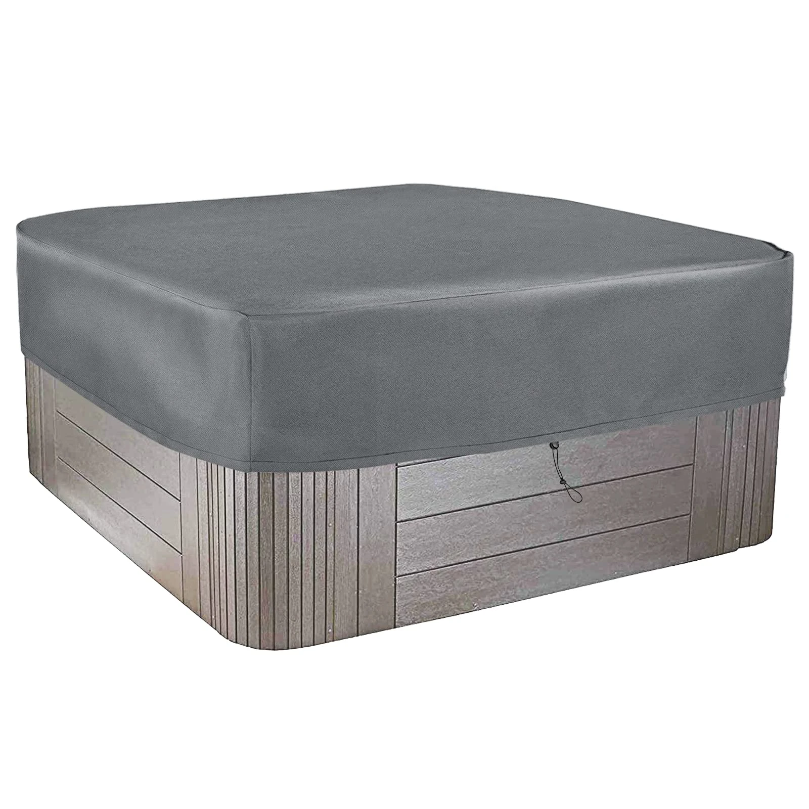 Schleuder Whirlpool Cover, Rectangular Outdoor Hot Tub Cover, Waterproof, 100% UV-Resistant, Protector Spa (220 x 220 x 25 cm)