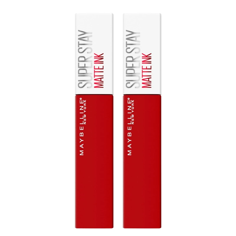 2x Maybelline New York SuperStay Matte Ink Lip Tint Liquid Lipstick Color 340 Exhilarator