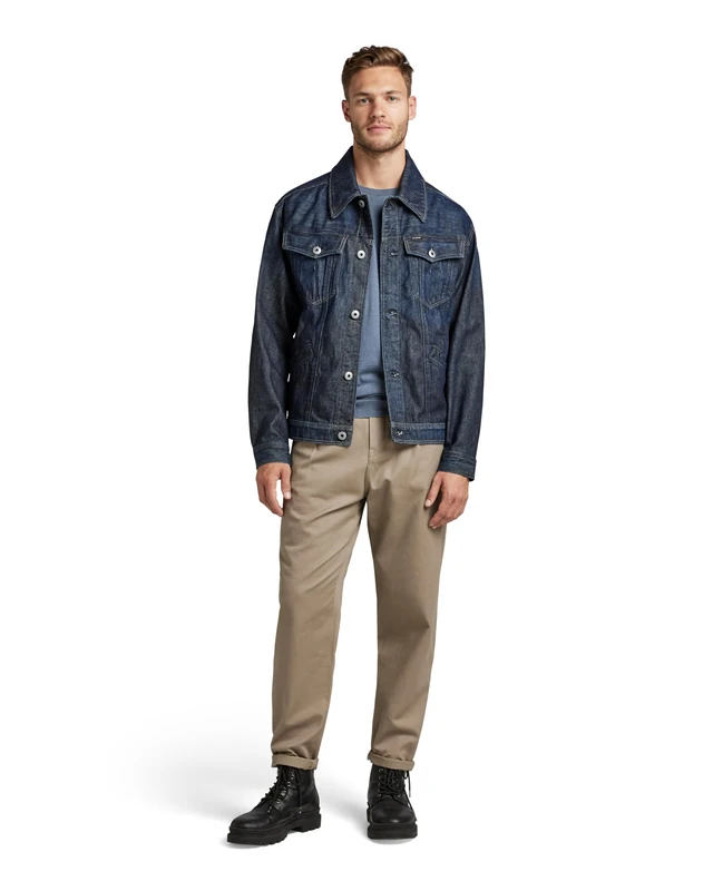 G-Star Men's Flight Combat Jacket, Blue (worn in ocean reef D22066-B988-D348), M