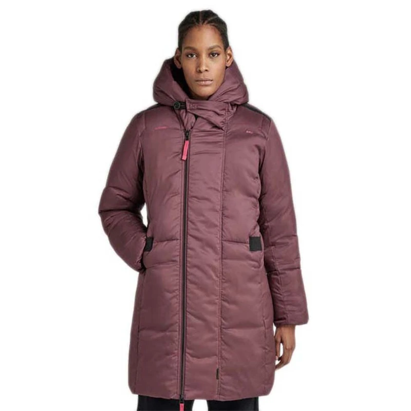 G-Star Women's G - Whistler Padded Parka , Purple (vineyard wine D22168-D199-D303), M