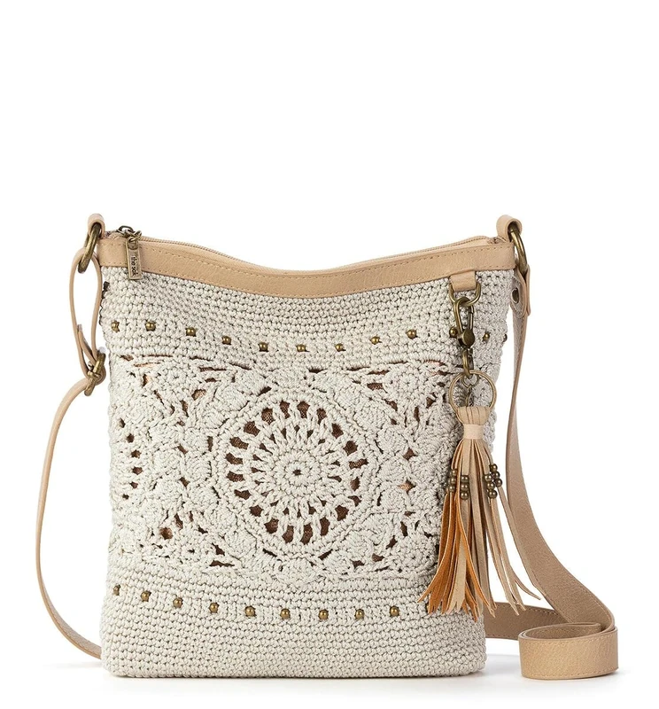 The Sak Women Crossbody Lucia Crochet Shoulder Bag, Natural Locket, One Size - Image 1