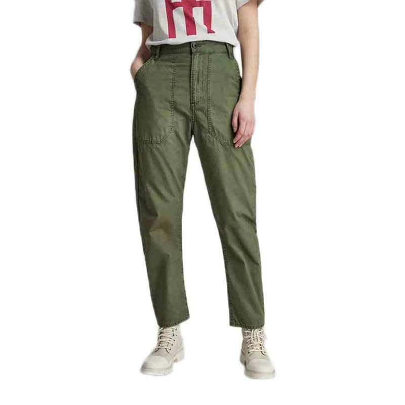 G-Star Women's 3D Fatigue Boyfriend Pants, Green (lt hunter vintage gd D22477-9740-D403), 26